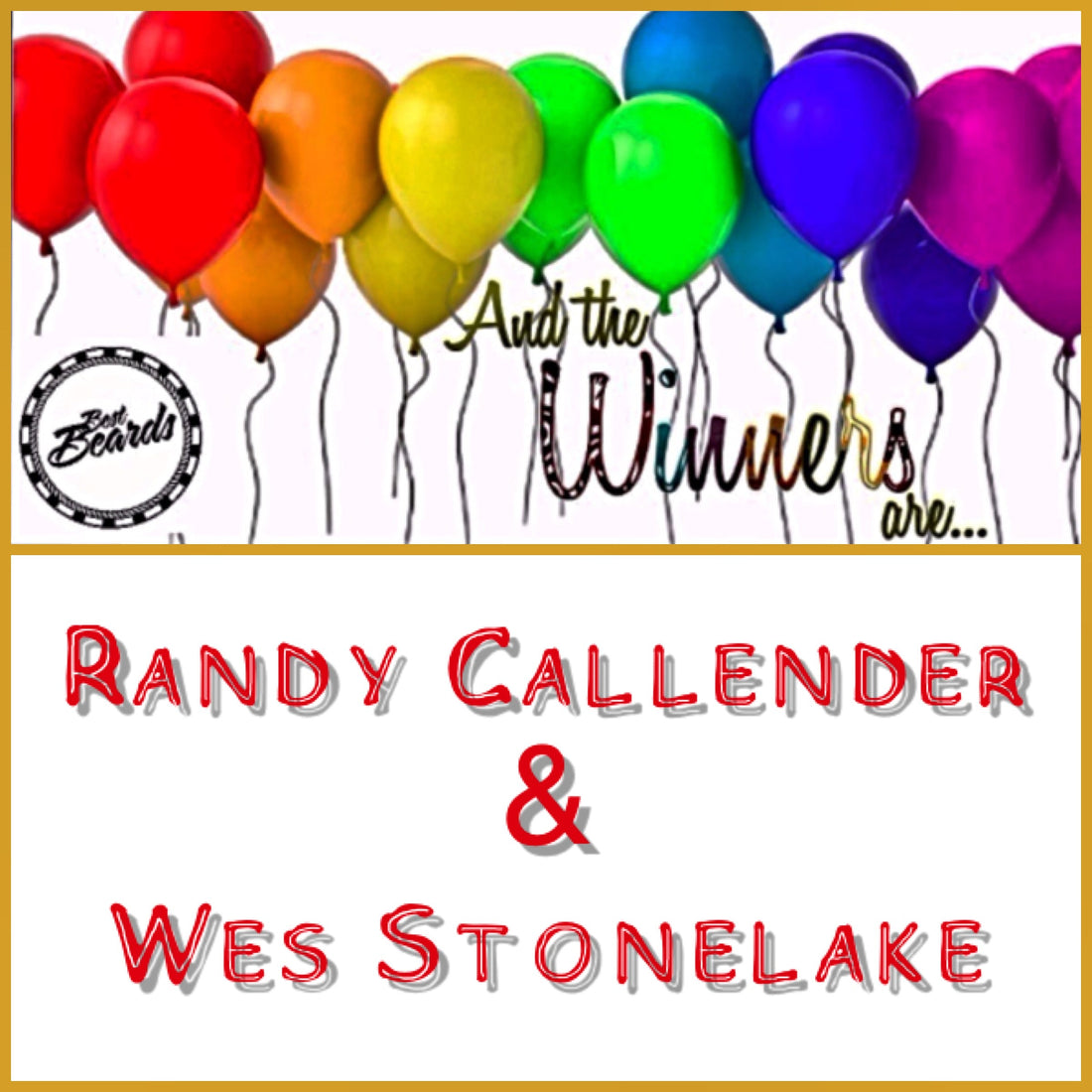CONGRATULATIONS SWEEPSTAKES WINNERS!